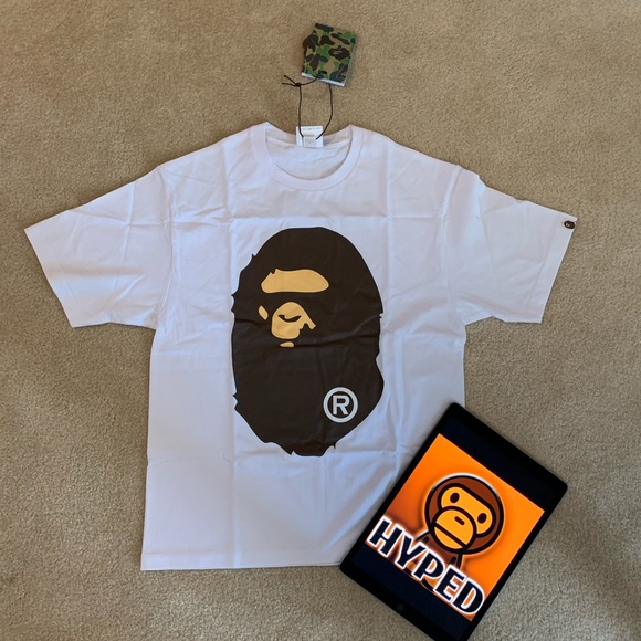 Bape Other - A Bathing Ape Double Sided White Ape Tee